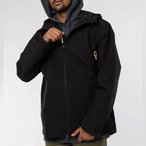 Tentree Aquitila Black Rain Jacket Men’s XL